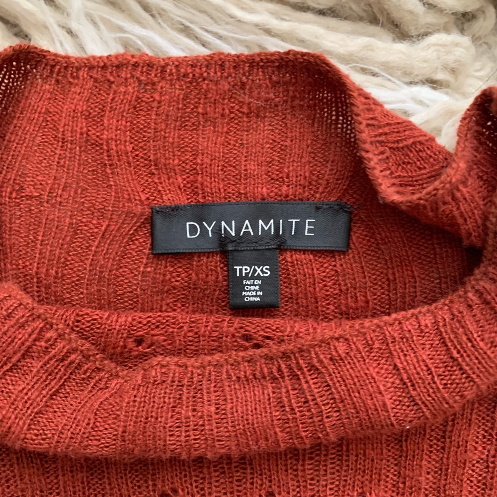 Rust Red Dynamite Sweater - image 3